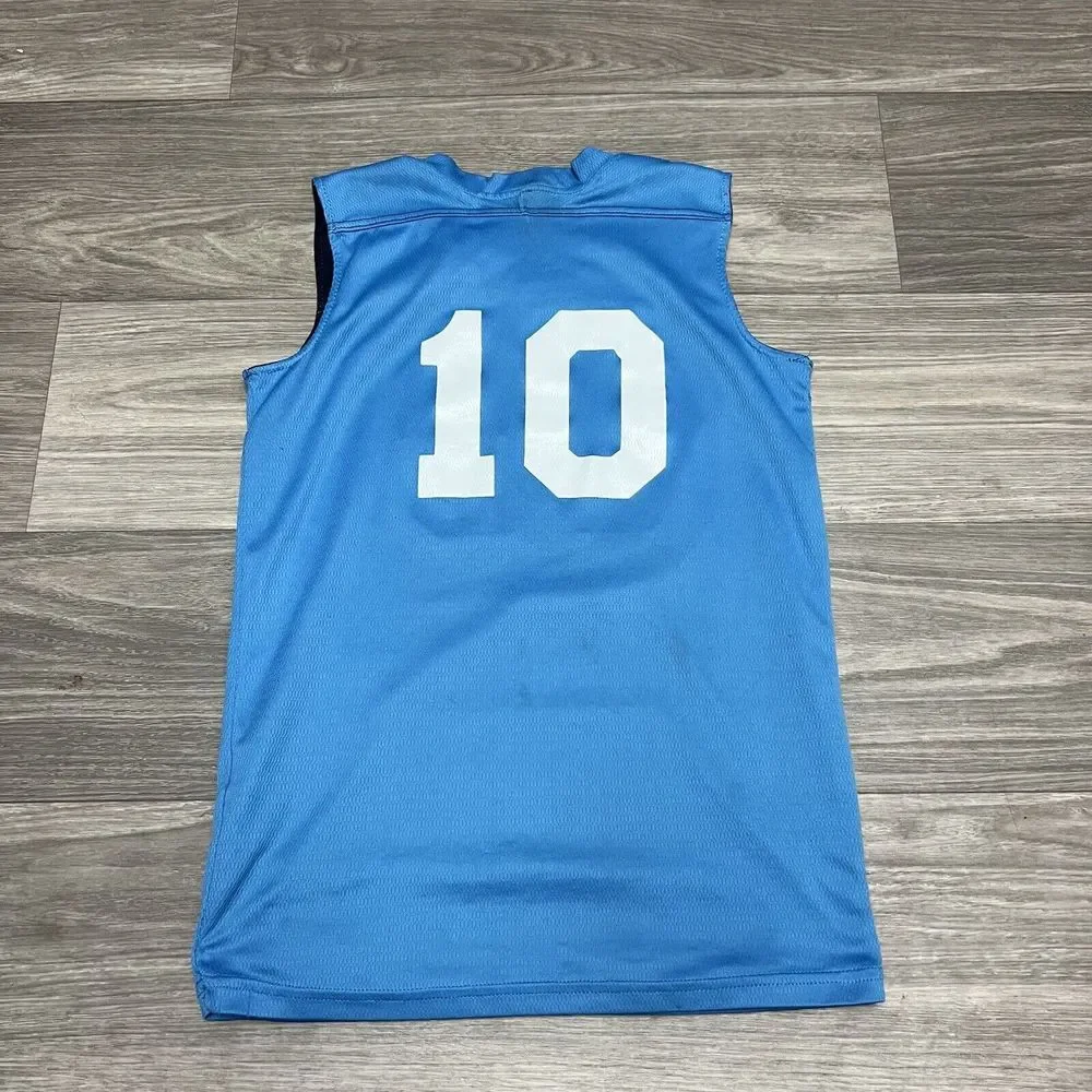 Oklahoma City Thunder Kids‎ Youth Medium Jersey Reversible READ Blue Gym Sports